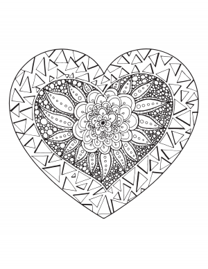 30 Heart Doodles with PLR