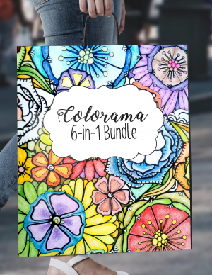 Bundle #1 – 6-in-1 Floral Coloring ($92 Value)