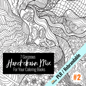 Line Art #2 - Hand-drawn Special Mix with PLR