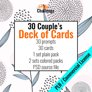 NEW! Couple's Deck of Cards