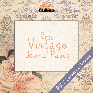Rose Vintage Journal Pages