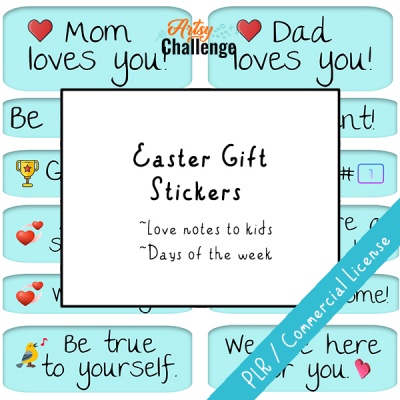 Easter Gift Stickers